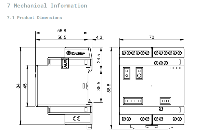 Arduino-Opta-product-dimensions